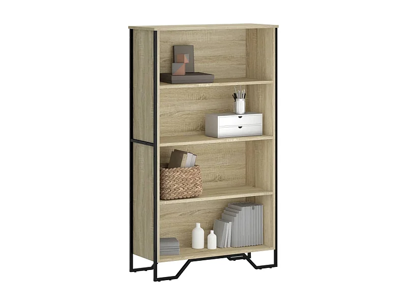 Bibliothèque chêne sonoma 80x31x137,5 cm bois d'ingénierie