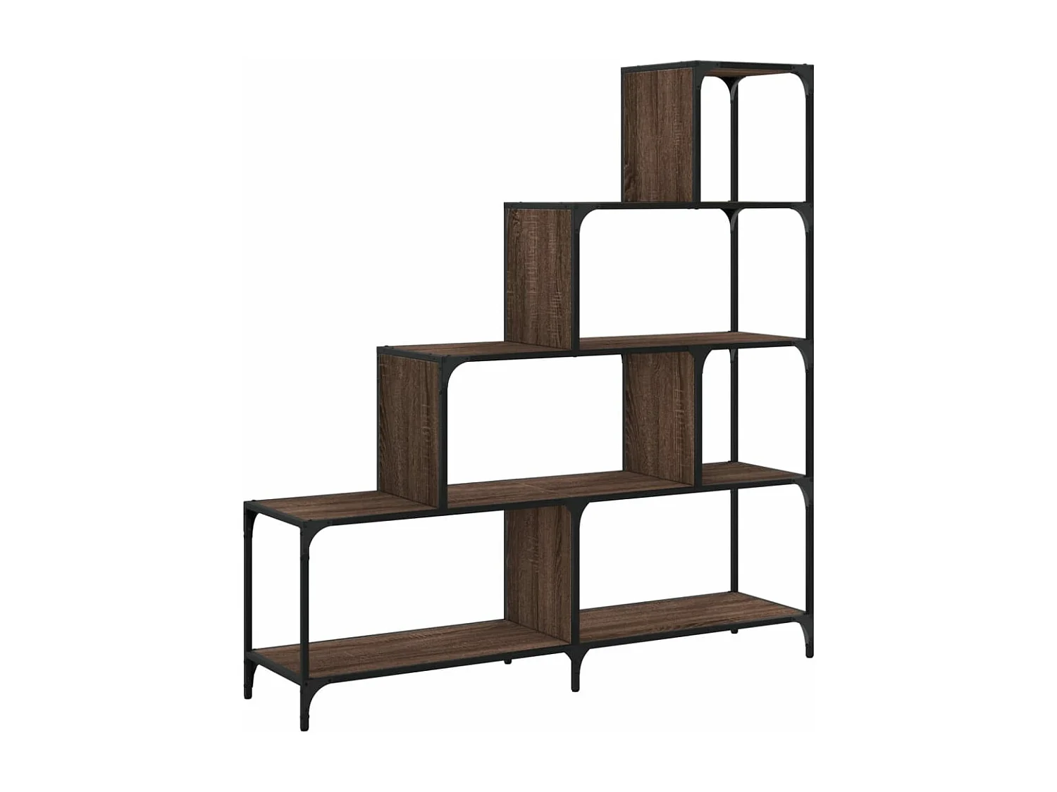 Bibliothèque VIKEN gris anthracite 60x35x123 cm bois ingénierie