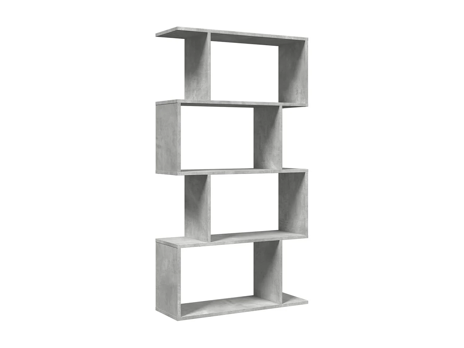 Libreria 4 Ripiani Grigio Sonoma 70x24x129 cm in Truciolato