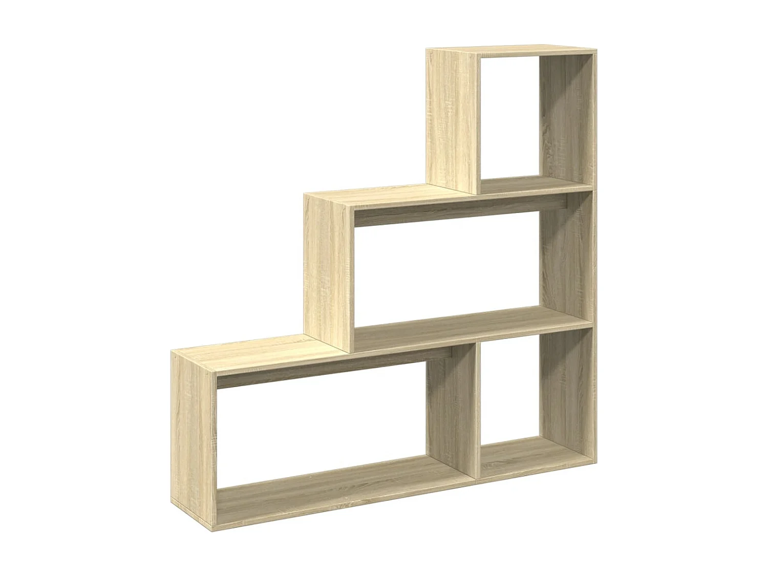 Étagère séparatrice de pièce vieux bois 92x29x112 cm