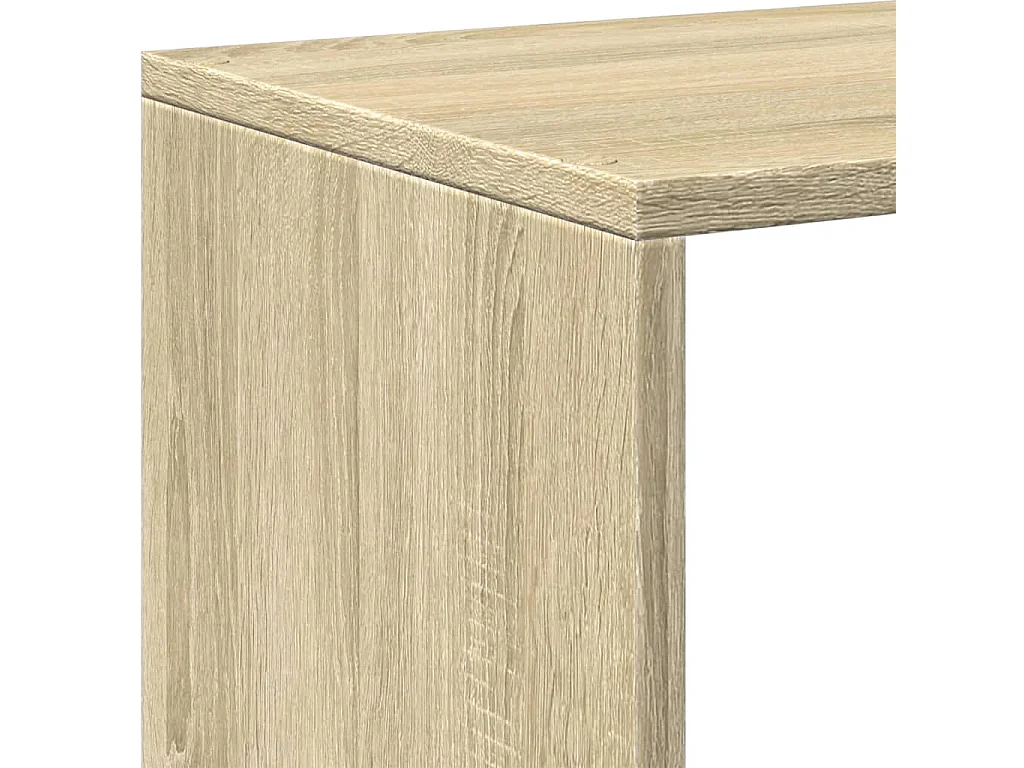 Étagère séparatrice de pièce vieux bois 92x29x112 cm