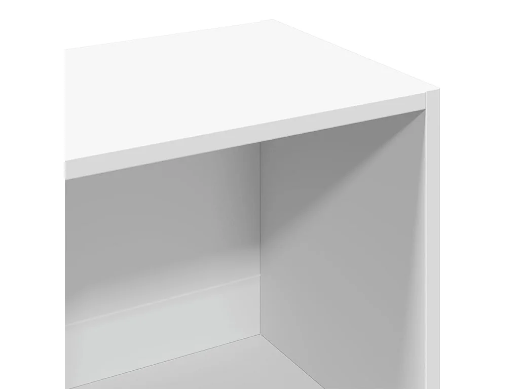 Bibliothèque gris béton 57x28,5x107,5 cm bois d'ingénierie