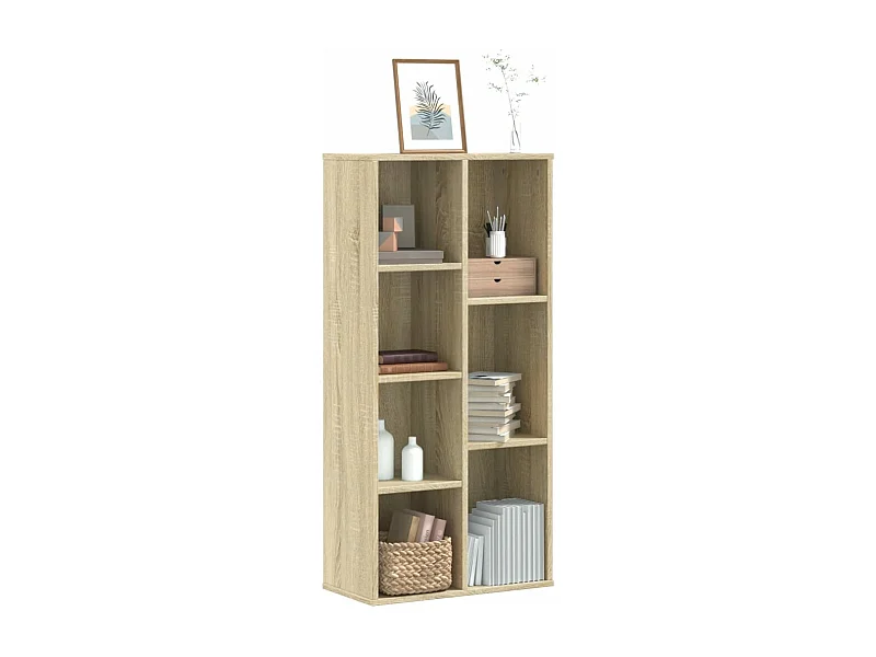 Libreria Rovere Sonoma 50x25x105 cm in Legno Multistrato