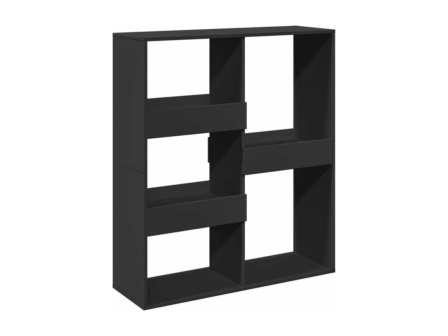 Libreria/Divisorio Nero 100x33x115 cm