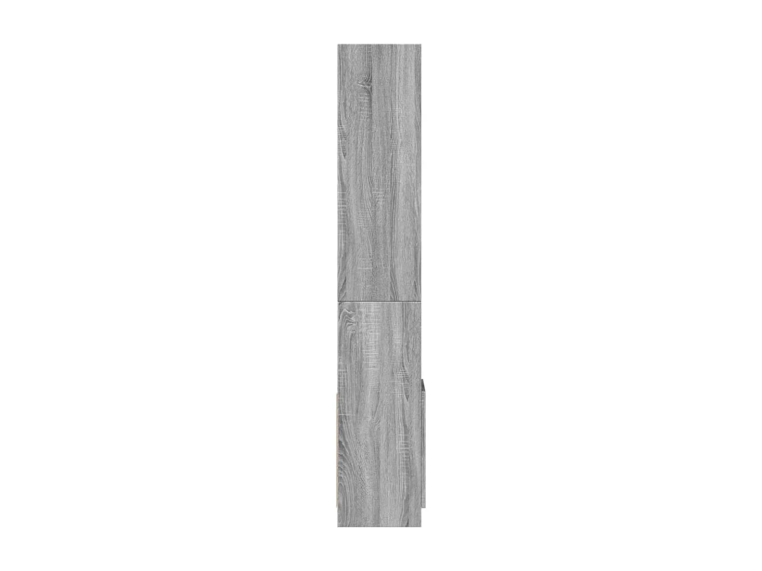 Aparador alto madera de ingeniería gris hormigón 92x33x180 cm