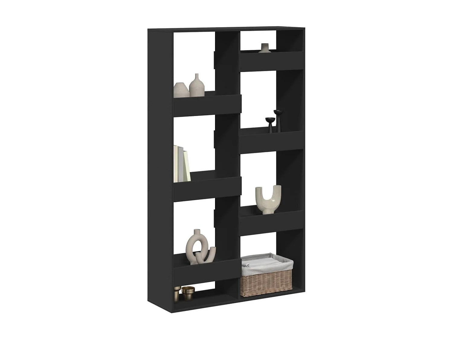 Divisória 100x33x175 cm derivados de madeira preto