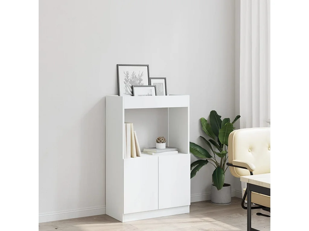 Credenza Bianca 63x33x100 cm in Truciolato