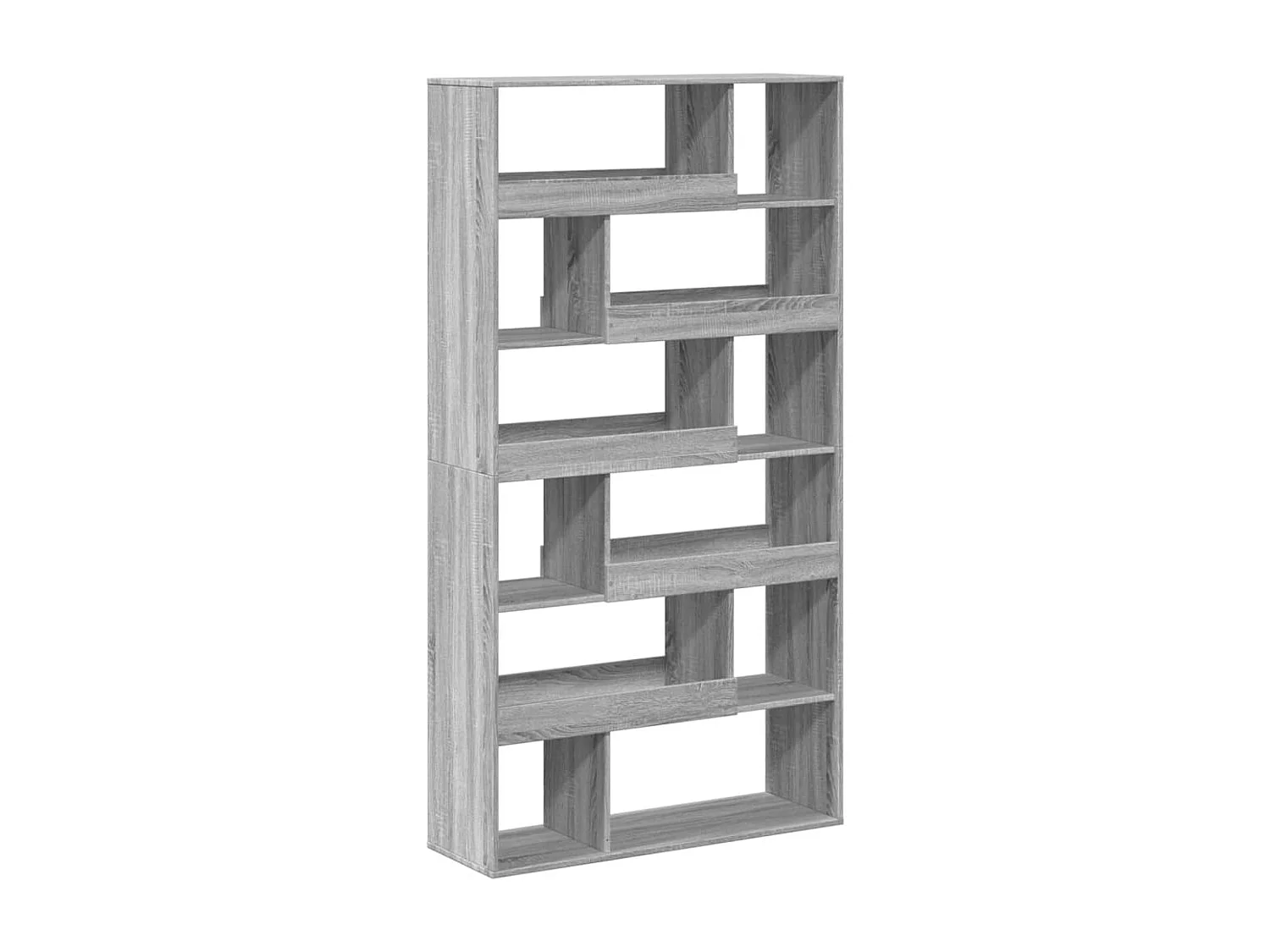 Kamerscherm 100x33x187,5 cm bewerkt hout betongrijs