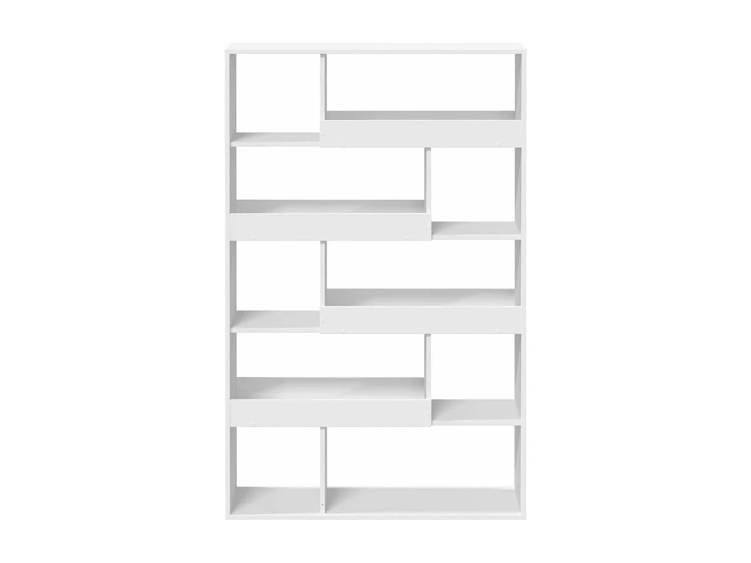 Cloison de séparation blanc 100x33x156,5 cm bois d'ingénierie