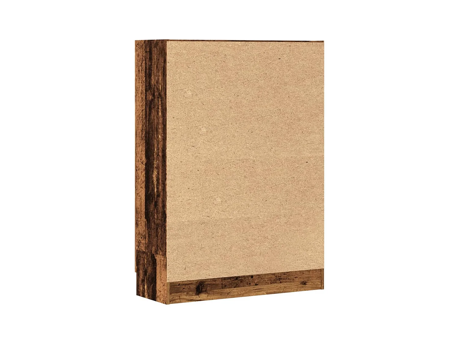 Buffet haut 63x33x180 cm blanc bois d'ingénierie