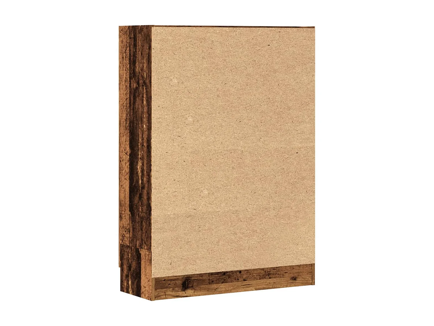 Buffet haut 63x33x180 cm blanc bois d'ingénierie