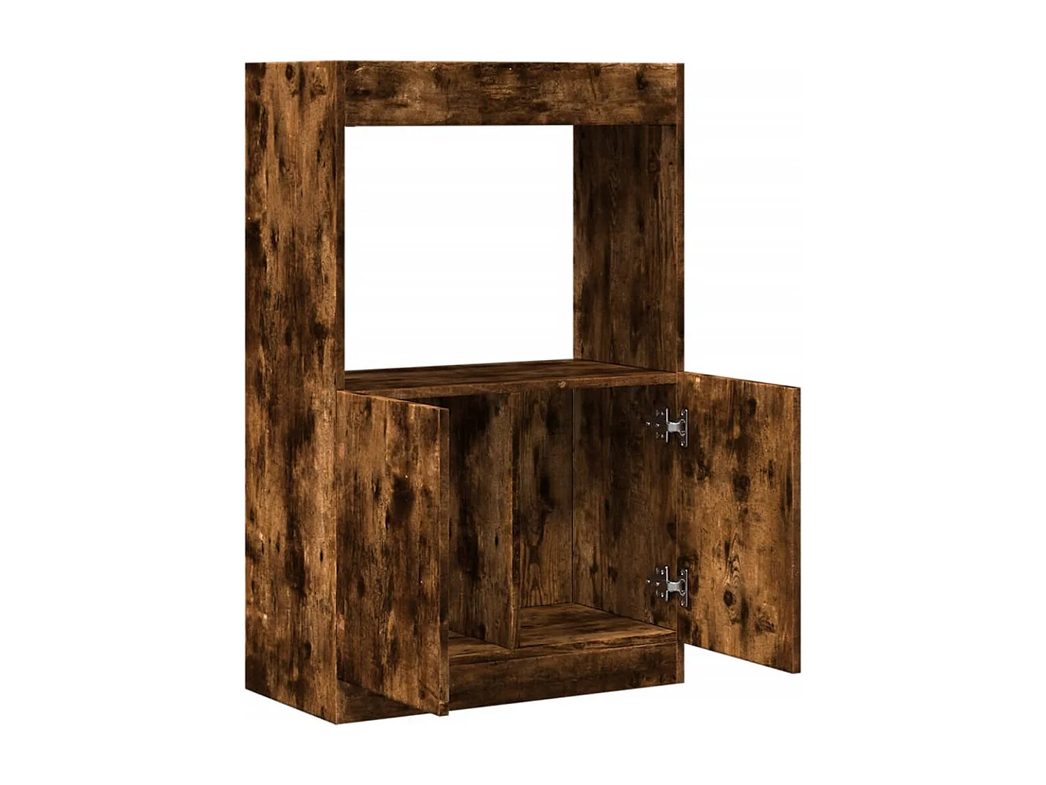 Estantería madera de ingeniería color envejecido 80x24x176 cm