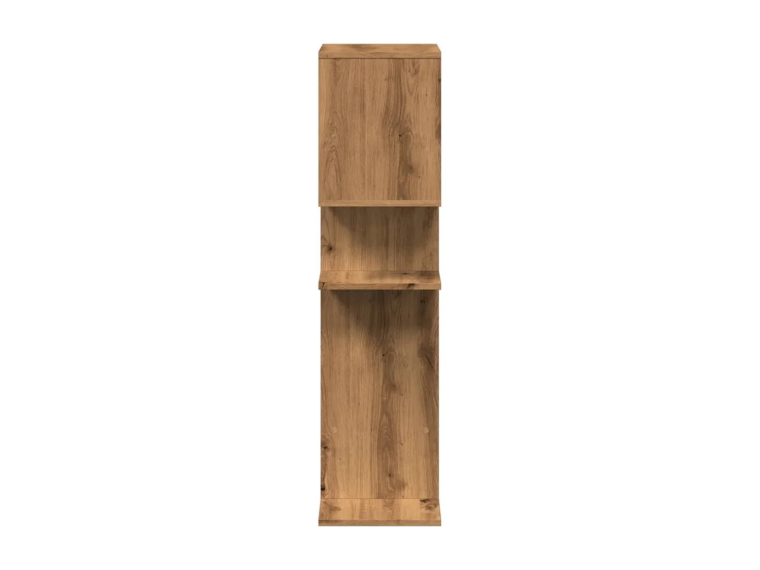 Libreria Divisorio 3Piani Grigio Sonoma 70x24x97 cm Truciolato