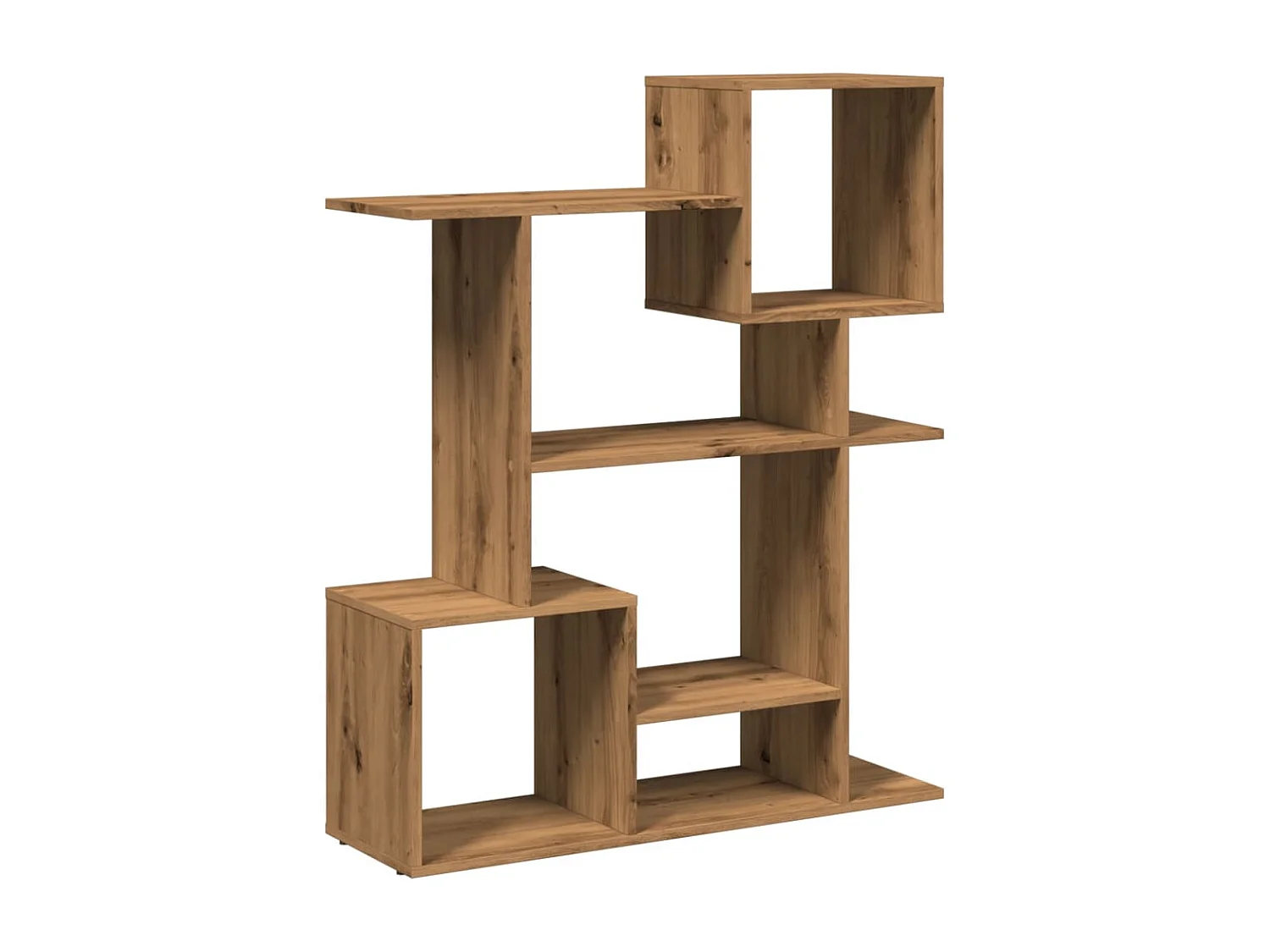 Libreria Divisorio 3Piani Grigio Sonoma 70x24x97 cm Truciolato