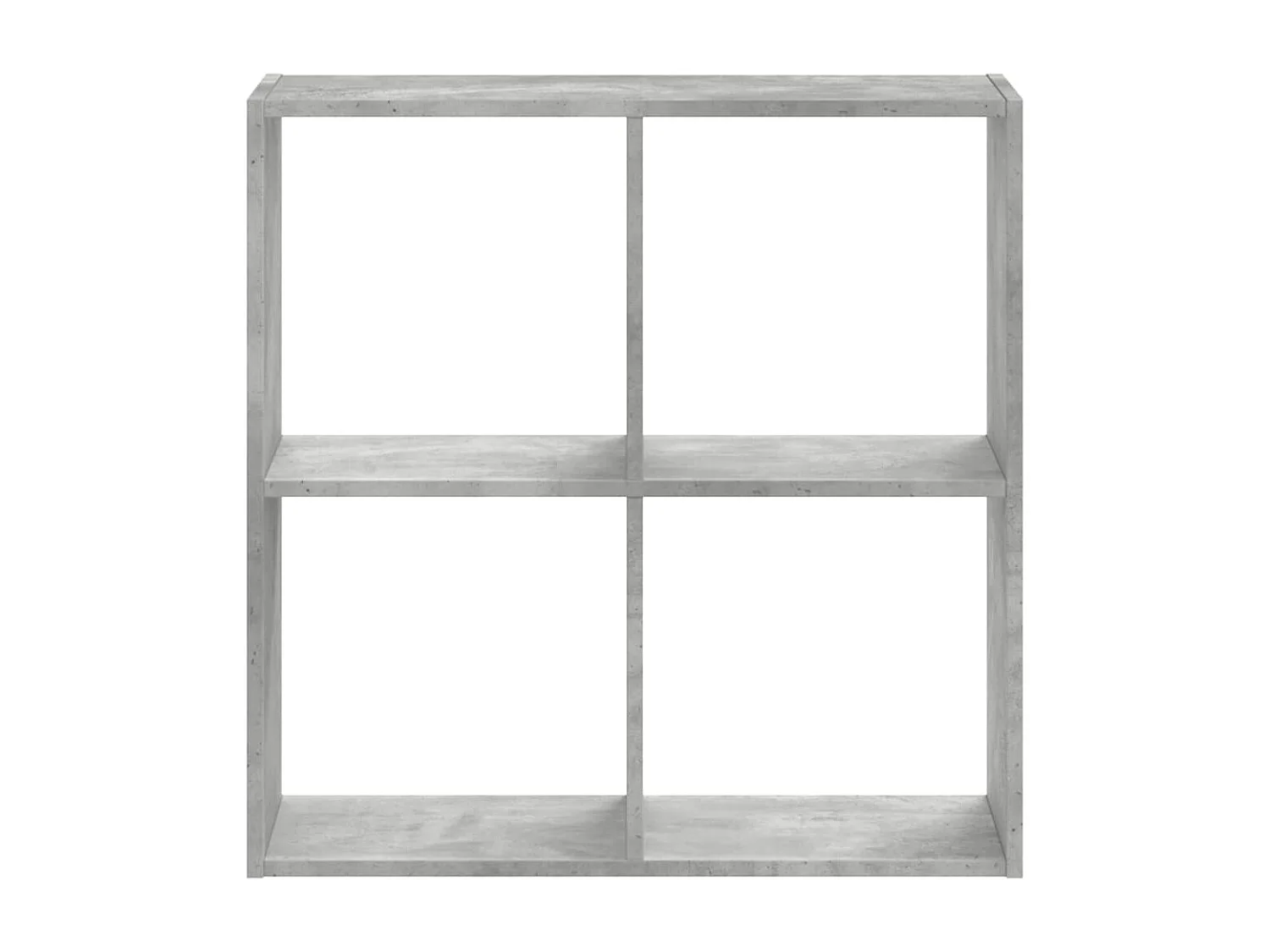 Estantería madera de ingeniería gris hormigón 68,5x32x68,5 cm