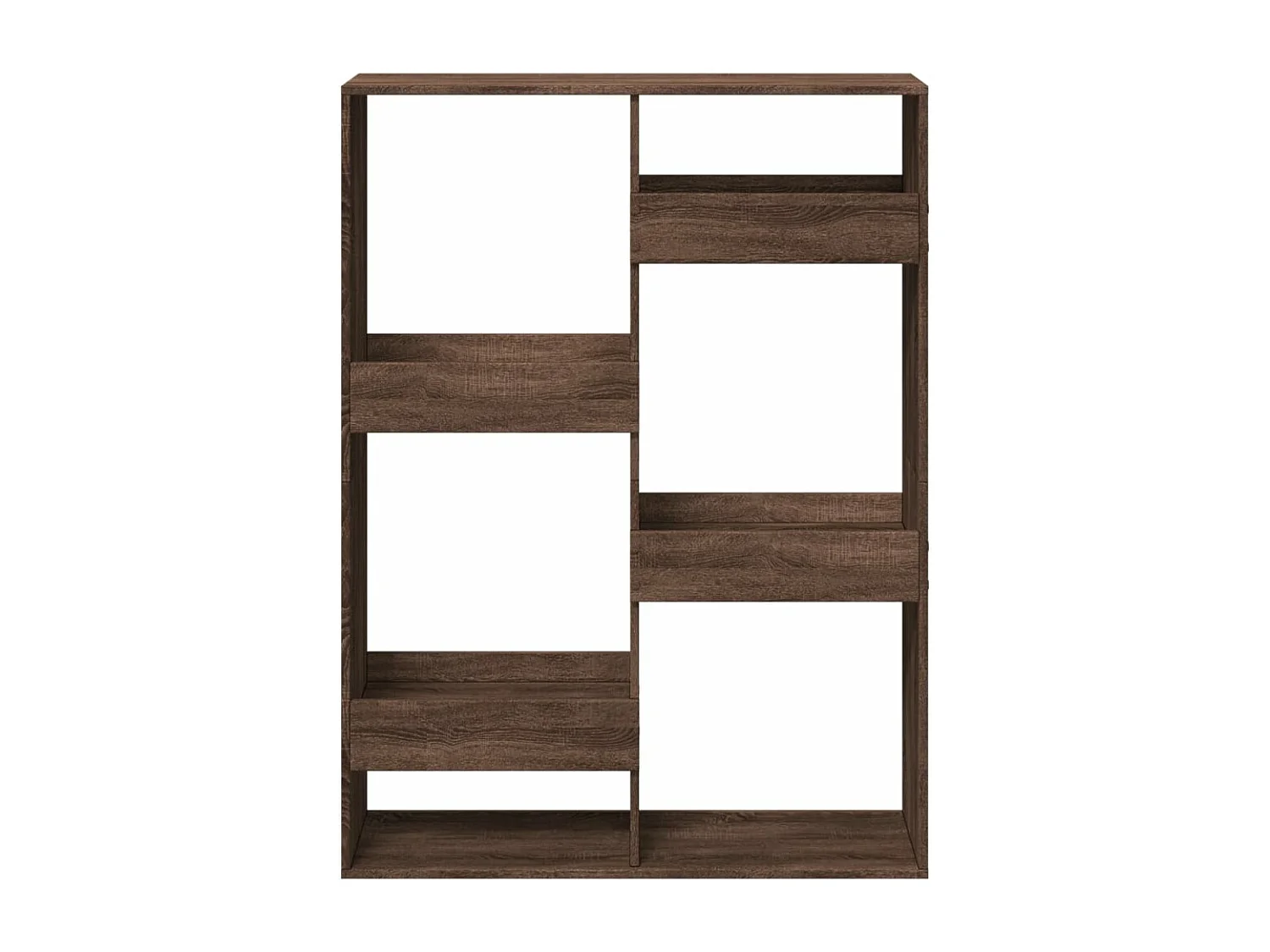 Cloison de séparation chêne marron 100x33x135cm bois ingénierie