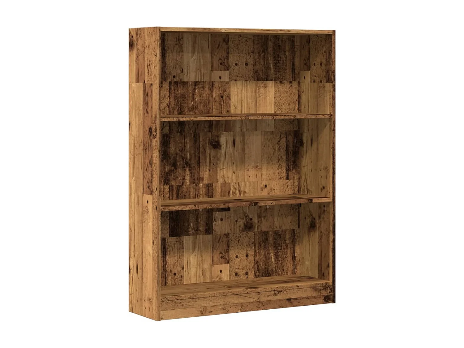 Bücherregal Altholz-Optik 80x24x109 cm Holzwerkstoff