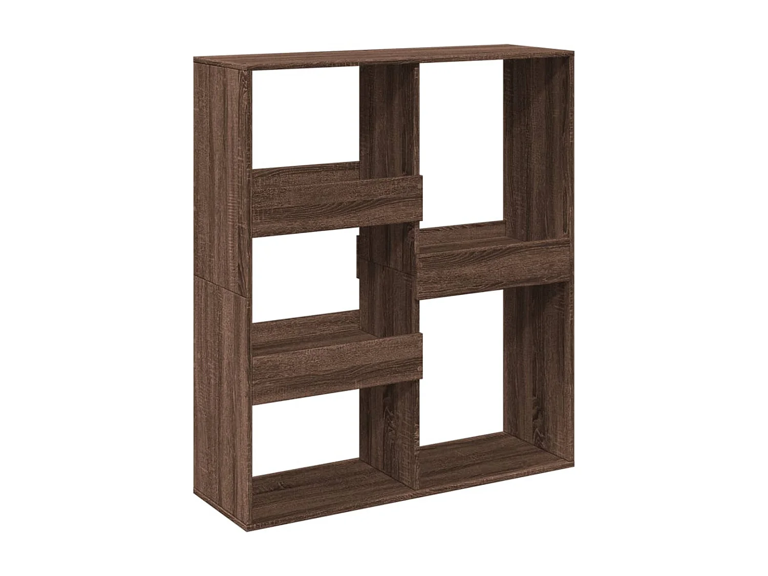 Bücherregal/Raumteiler Braun Eichen-Optik 100x33x115 cm