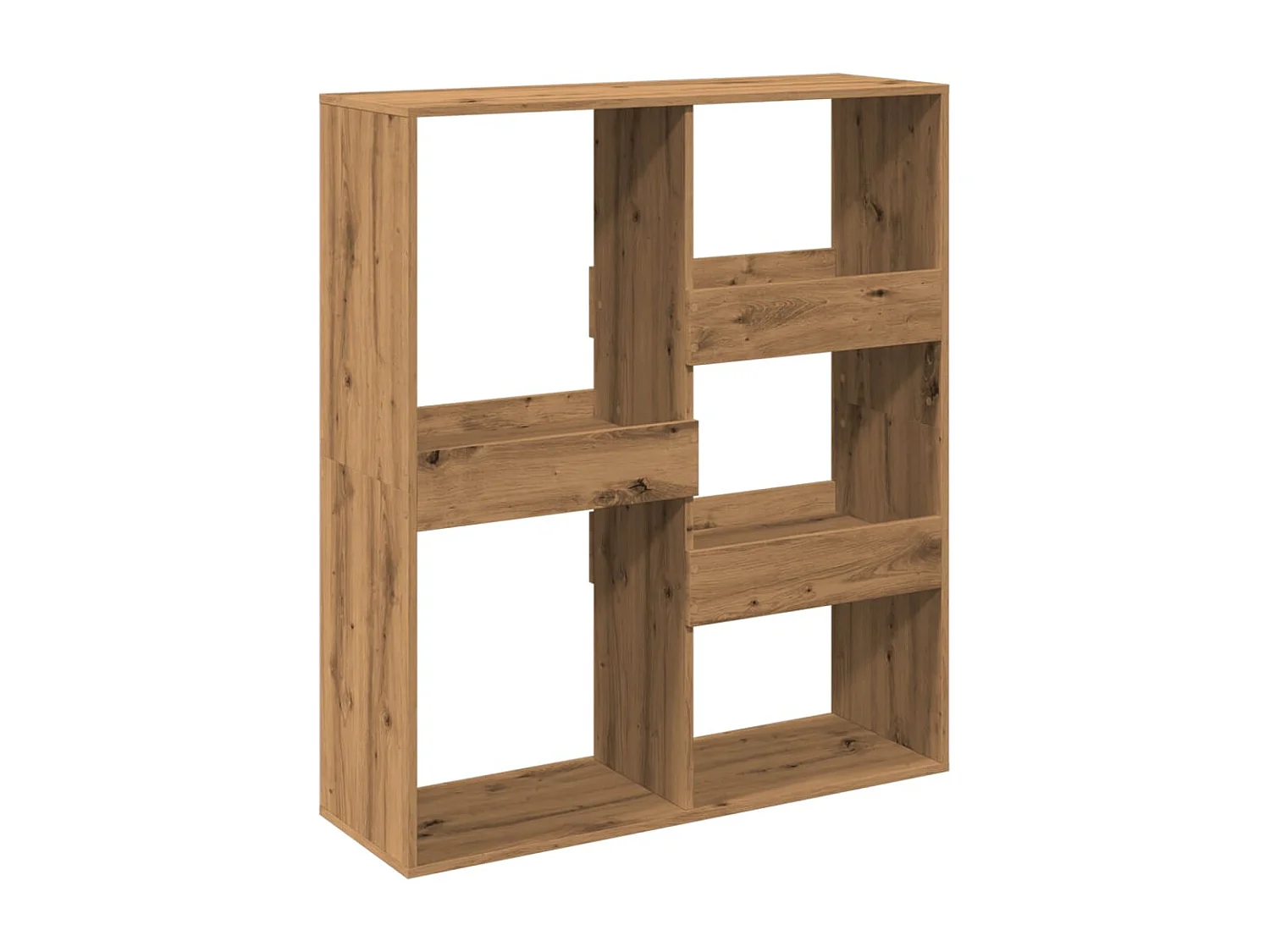 Bücherregal/Raumteiler Braun Eichen-Optik 100x33x115 cm