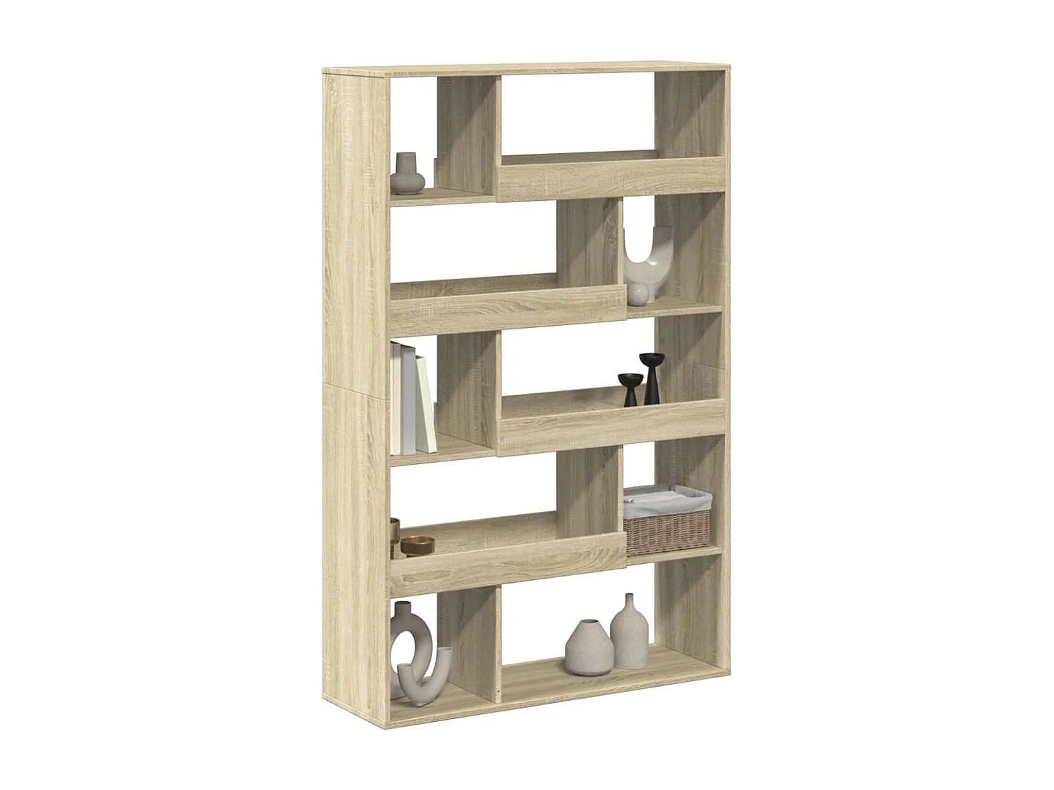 Bibliothèque chêne sonoma 100x33x156,5 cm bois d'ingénierie