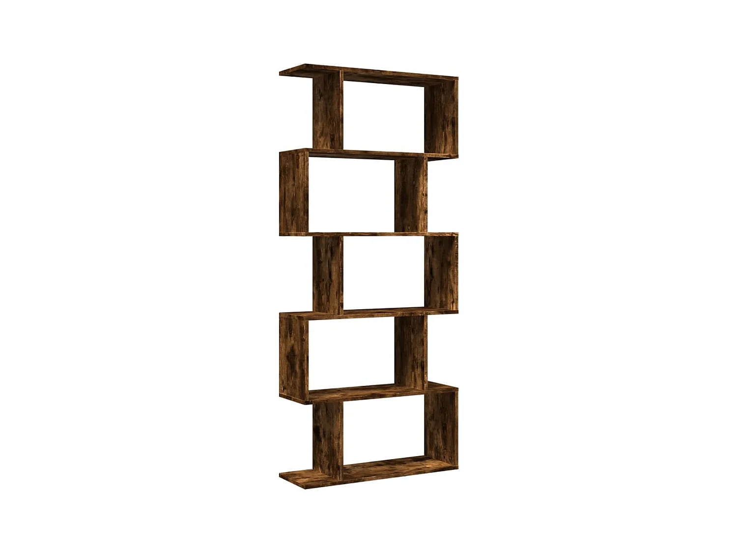 Buffet haut vieux bois 92x33x140 cm bois d'ingénierie
