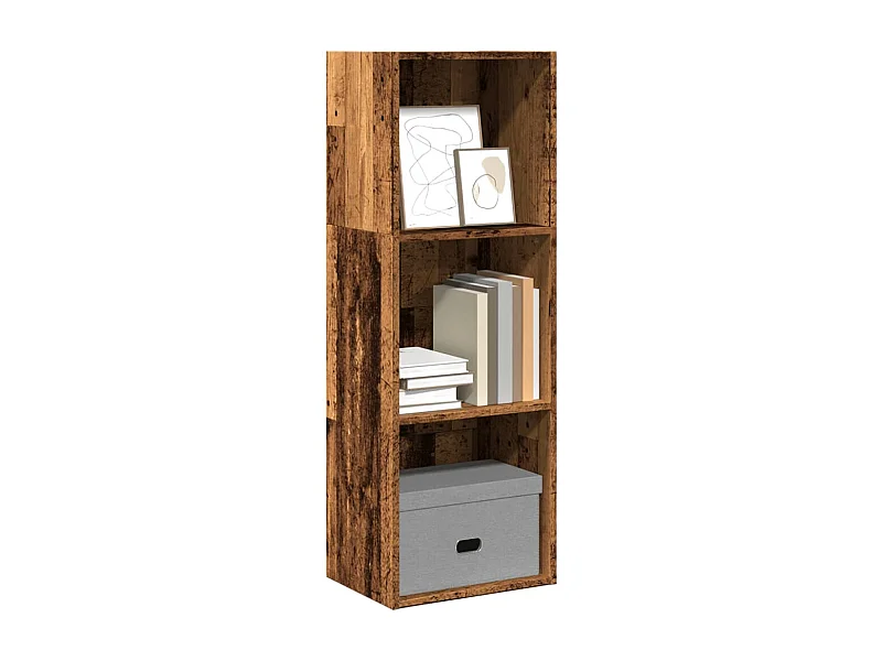 Libreria Legno Antico 40x30x114 cm in Legno Multistrato
