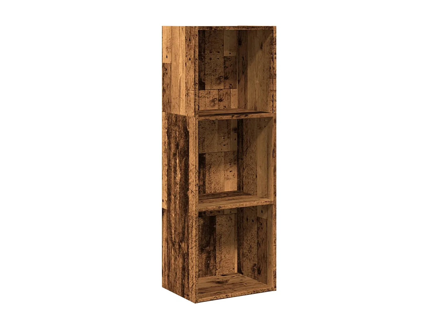 Bibliothèque vieux bois 40x30x114 cm bois d'ingénierie