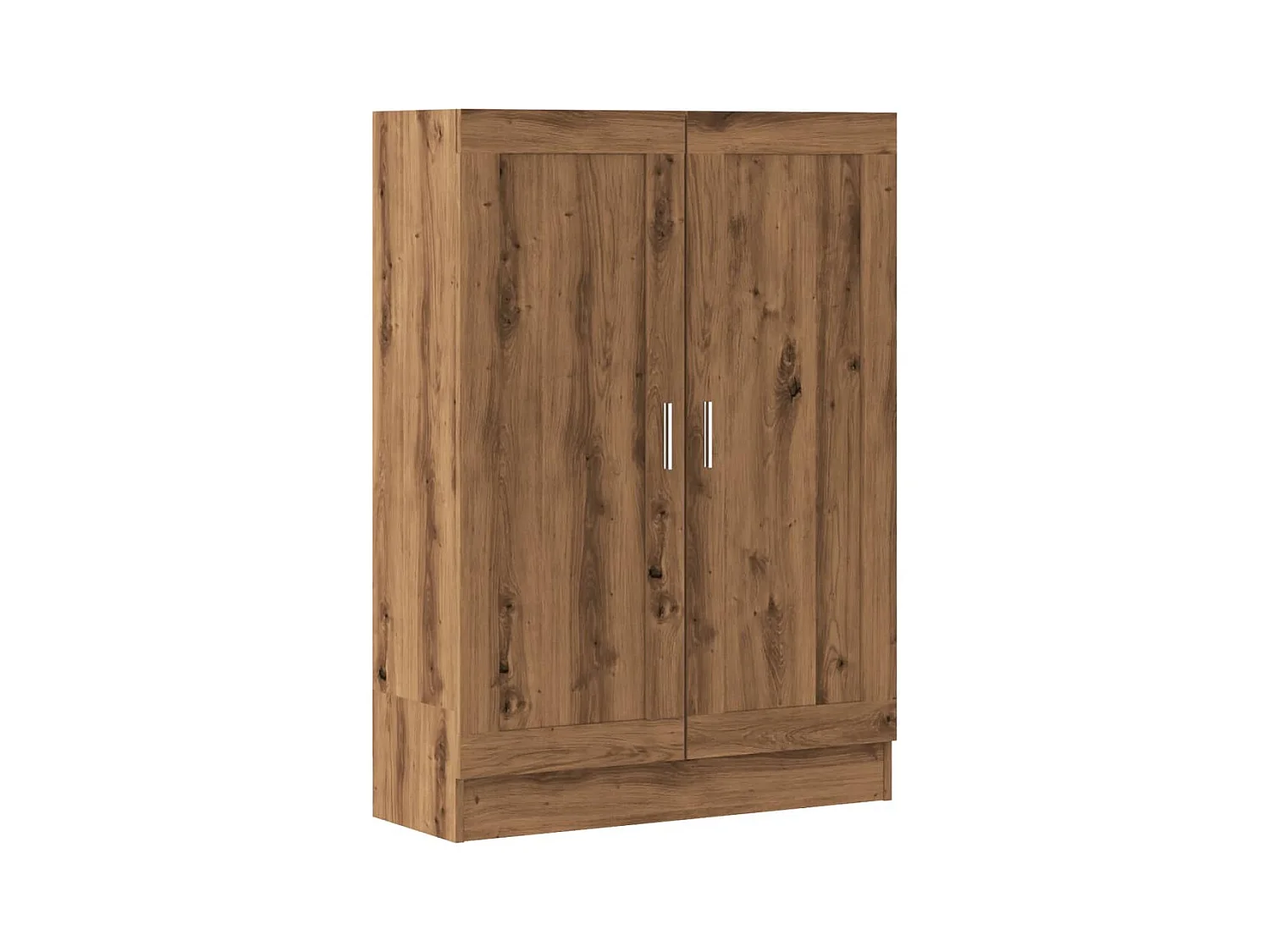 Boekenkast 82,5x30,5x115 cm bewerkt hout artisanaal eikenkleur