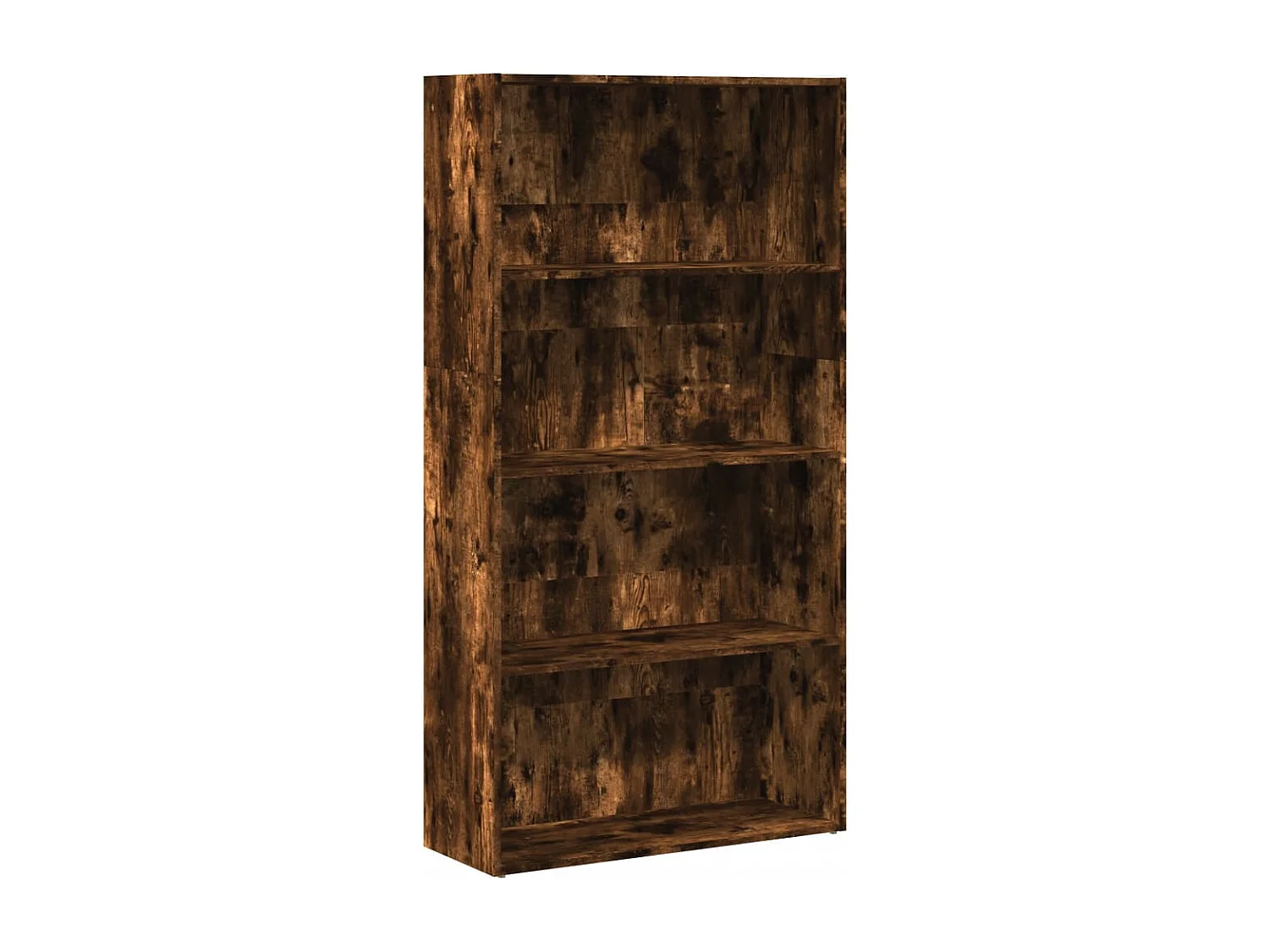 Libreria Rovere Fumo 80x30x152 cm in Legno Multistrato