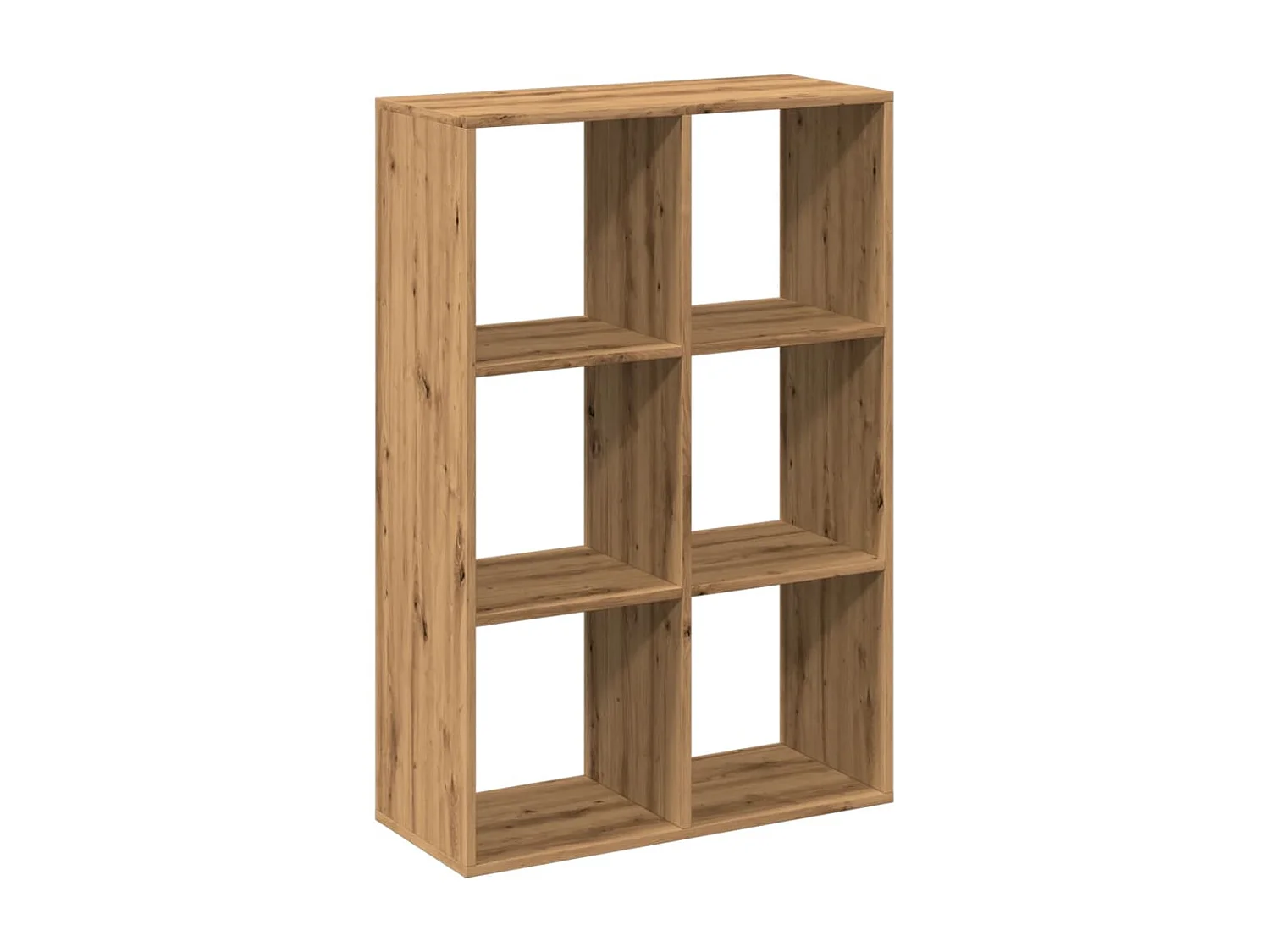 Libreria Divisorio Grigio Cemento 69,5x29x103,5cm in Truciolato