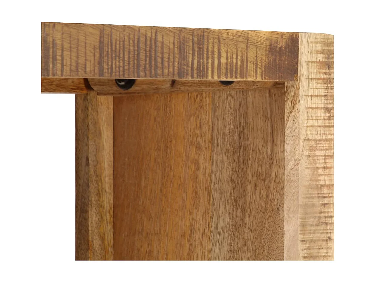 Estantería madera maciza de mango 80x25x175 cm