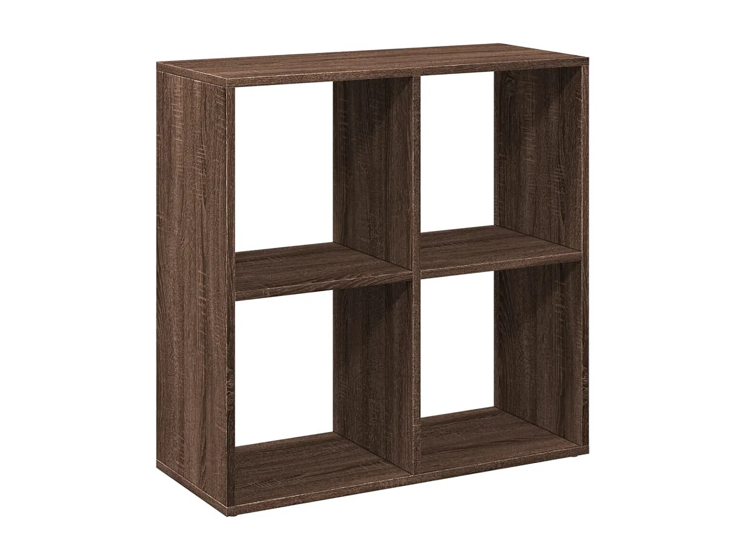 Estantería librería madera ingeniería blanca 137,5x29x137,5 cm