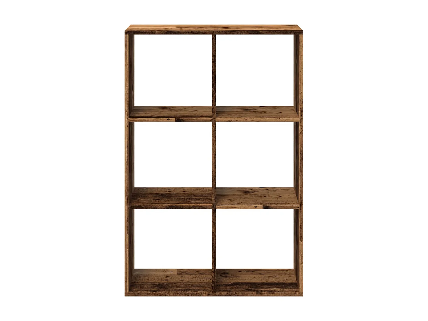 Étagère séparatrice de pièce vieux bois 69,5x29x103,5 cm