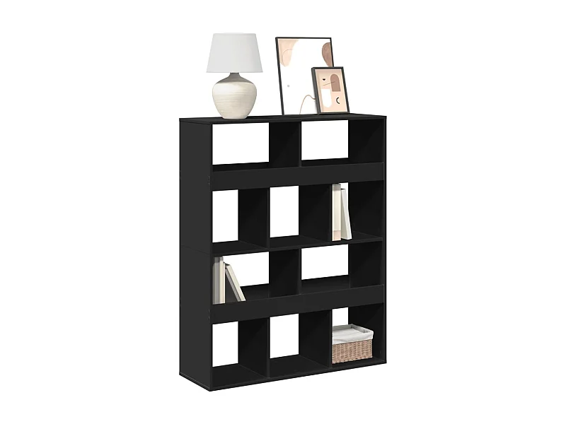 Bücherregal Schwarz 100x33x125,5 cm Holzwerkstoff