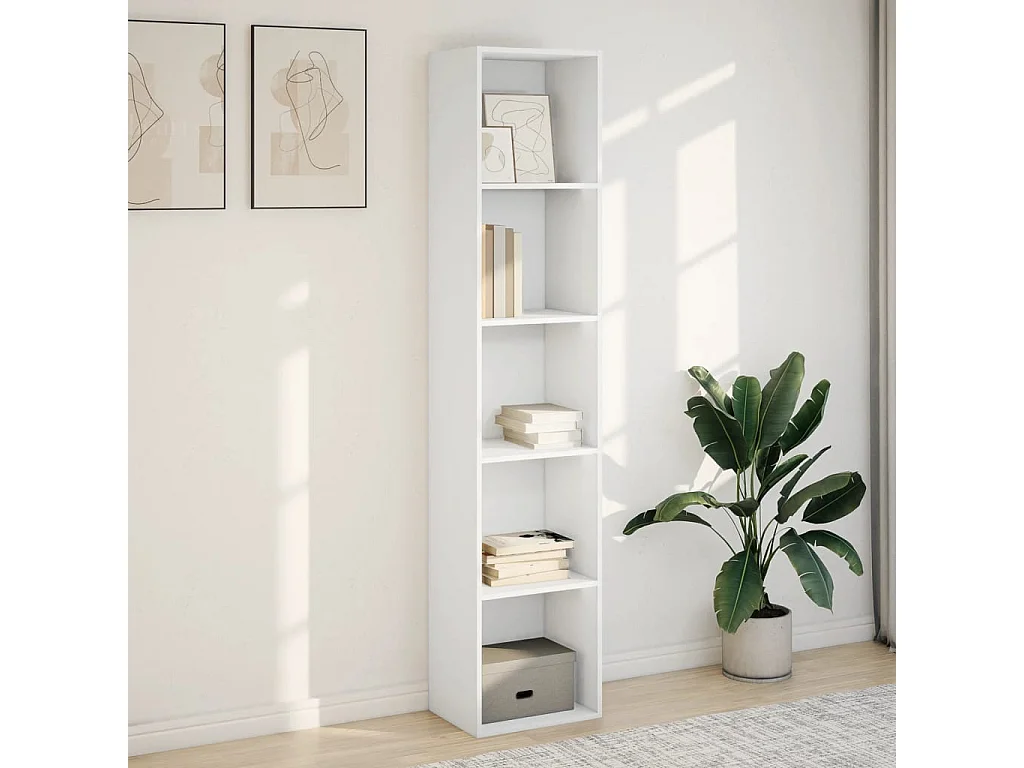 Estante 40x30x189 cm derivados de madeira branco