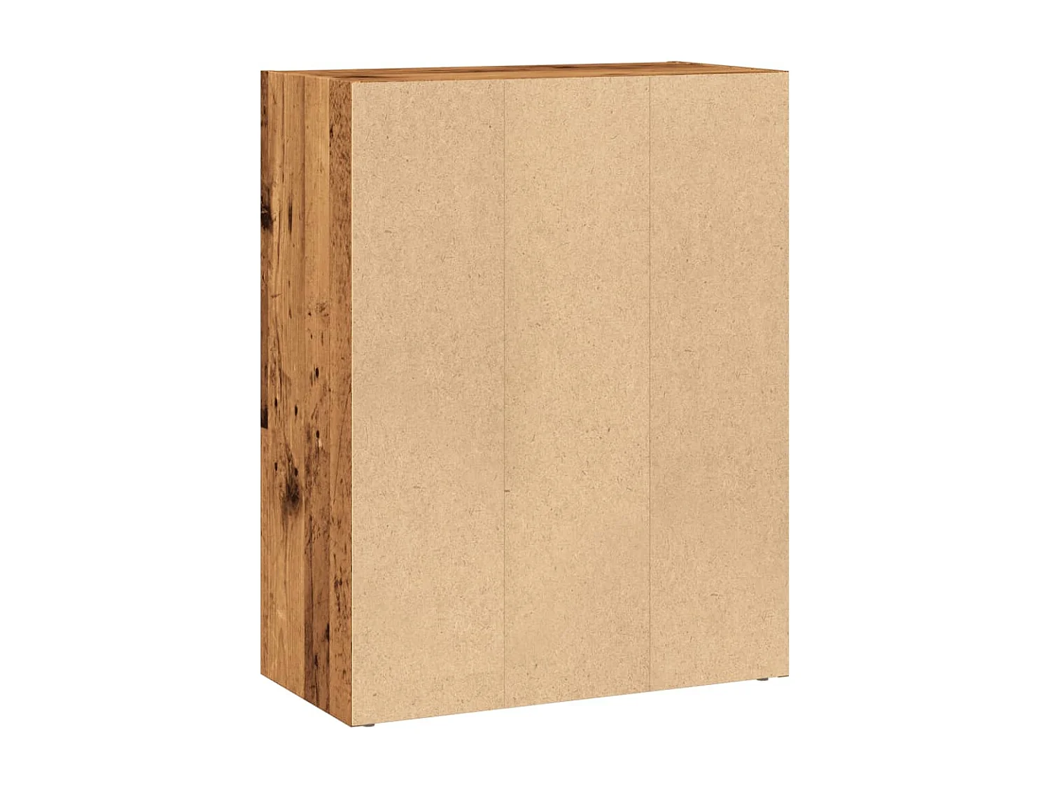 Bibliothèque gris béton 60x24x143 cm bois d'ingénierie