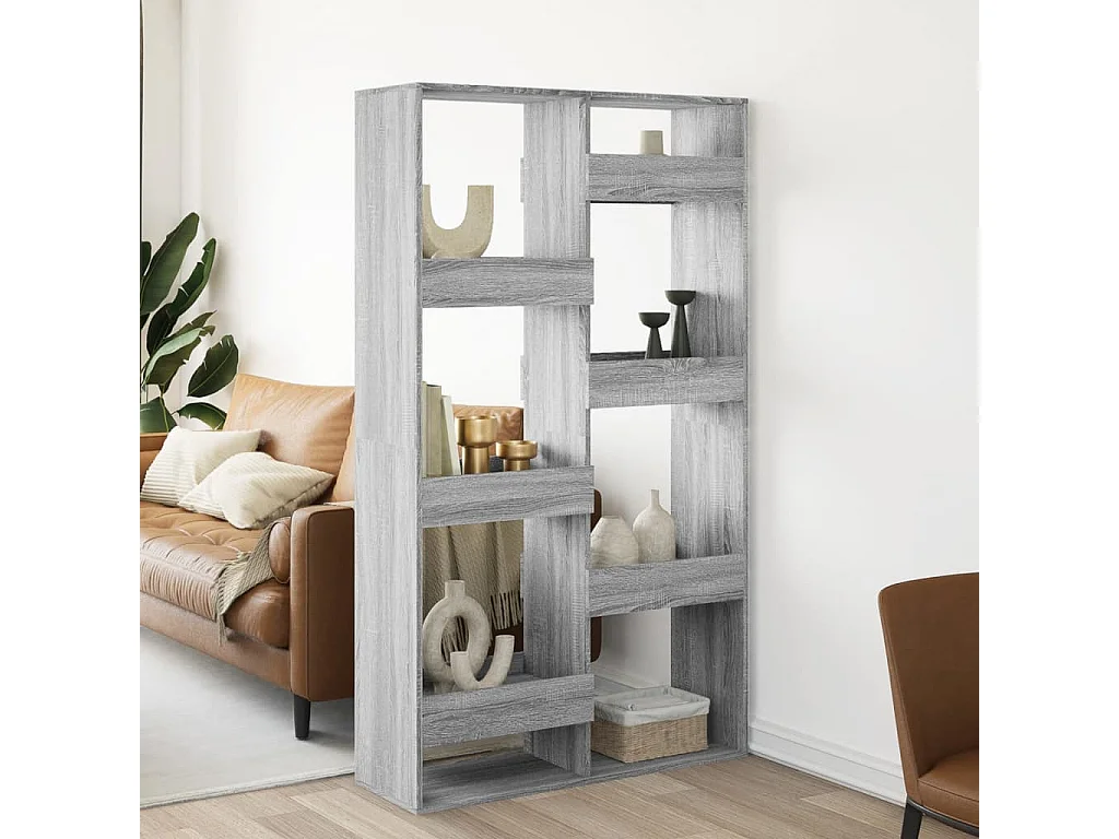 Cloison de séparation sonoma gris 100x33x175 cm bois ingénierie