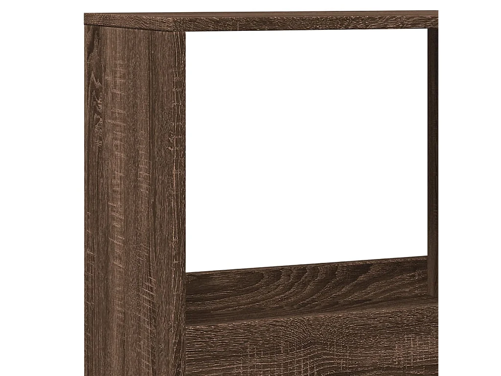 Cloison de séparation sonoma gris 100x33x175 cm bois ingénierie