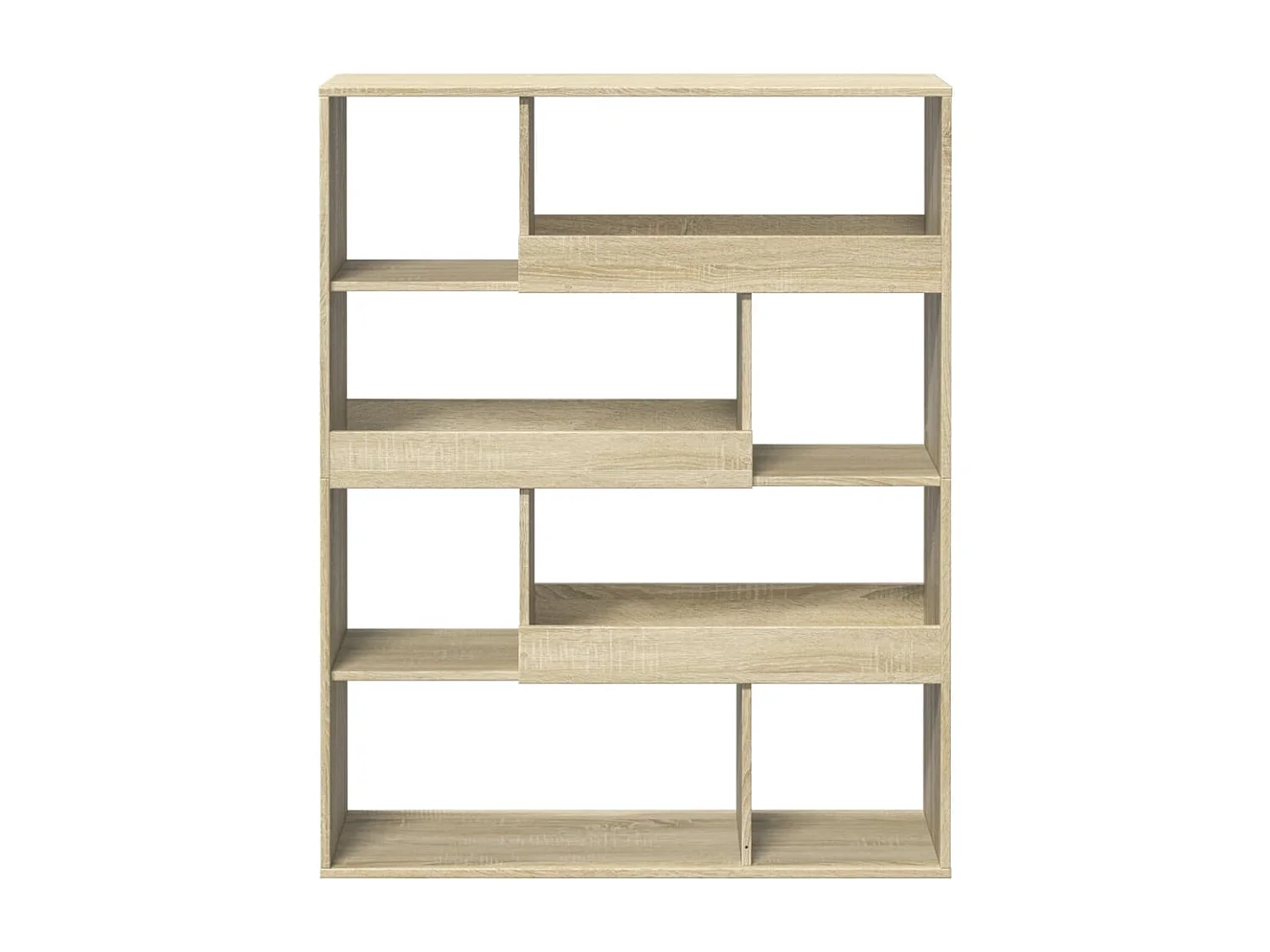 Bibliothèque chêne sonoma 100x33x125,5 cm bois d'ingénierie