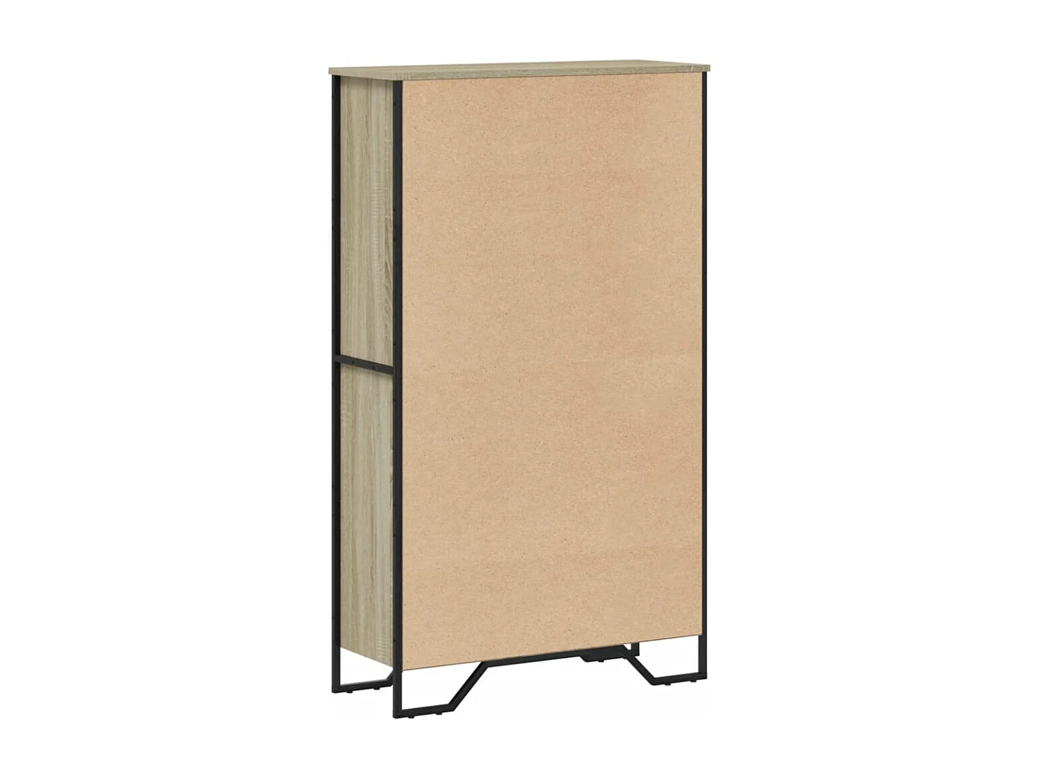 Bibliothèque sonoma gris 80x31x137,5 cm bois d'ingénierie