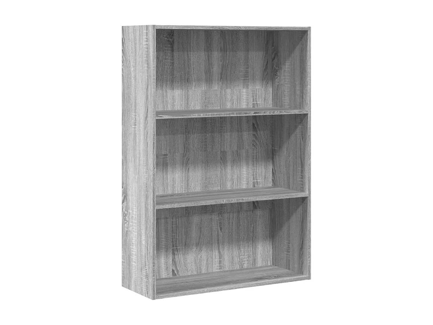 Bibliothèque sonoma gris 80x30x114 cm bois d'ingénierie