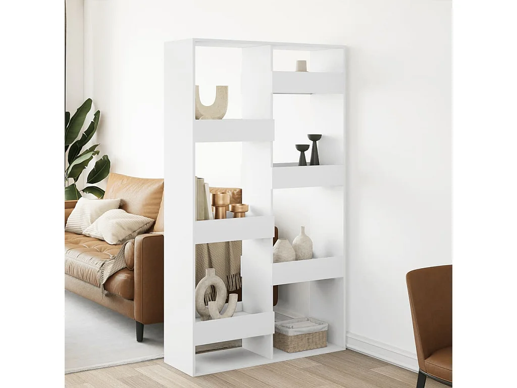 Raumteiler Weiß 100x33x175 cm Holzwerkstoff