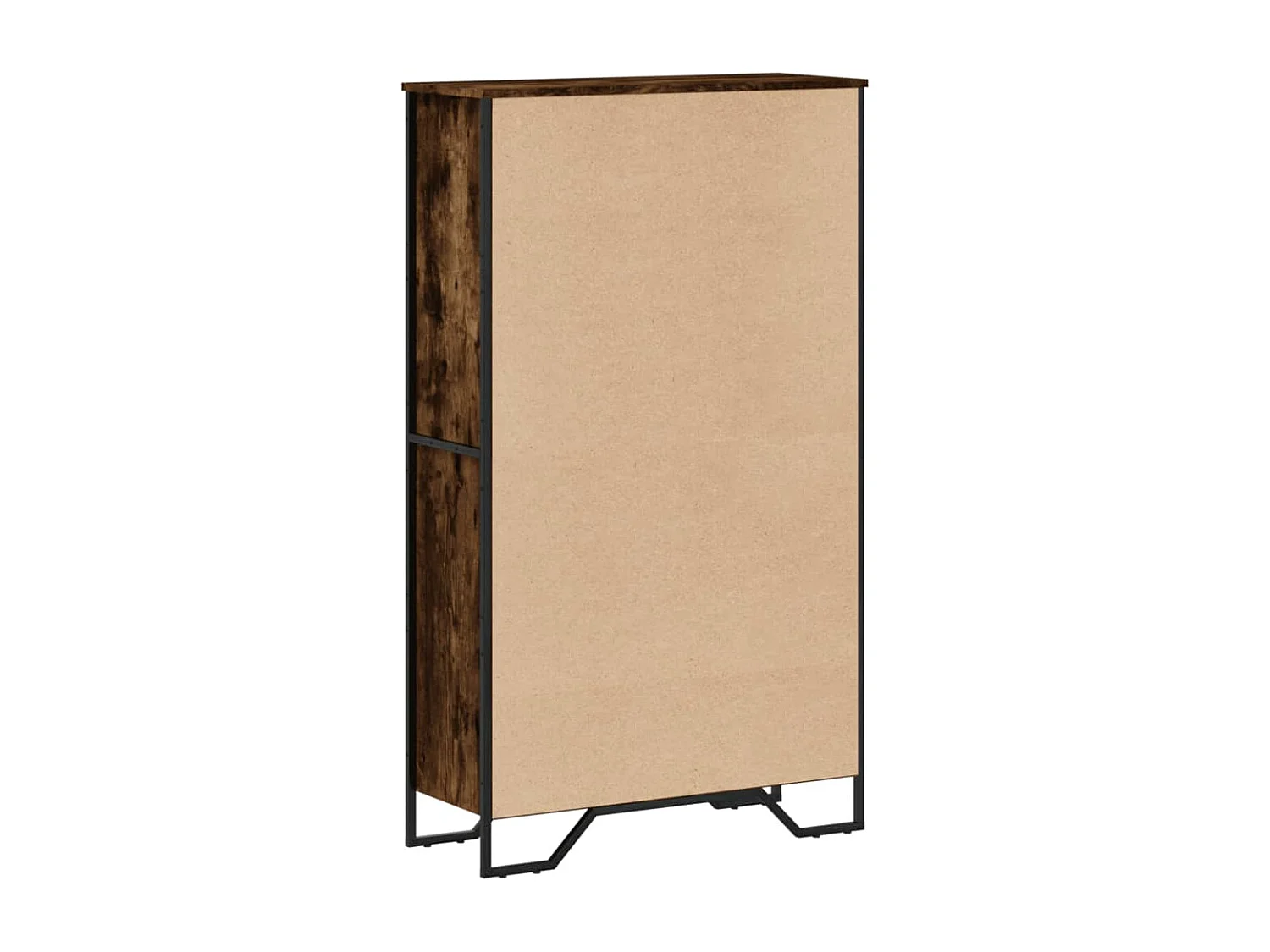 Bibliothèque sonoma gris 50x31x137,5 cm bois d'ingénierie