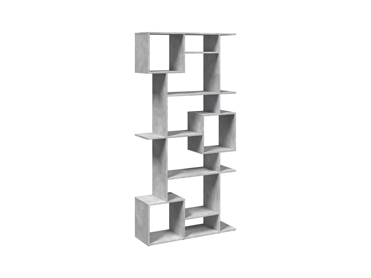 Bibliothèque noir 40x30x152 cm bois d'ingénierie