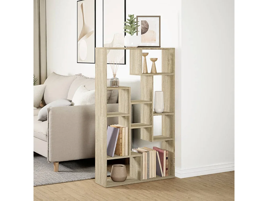 Libreria Rovere Sonoma 72x20x120 cm in Truciolato