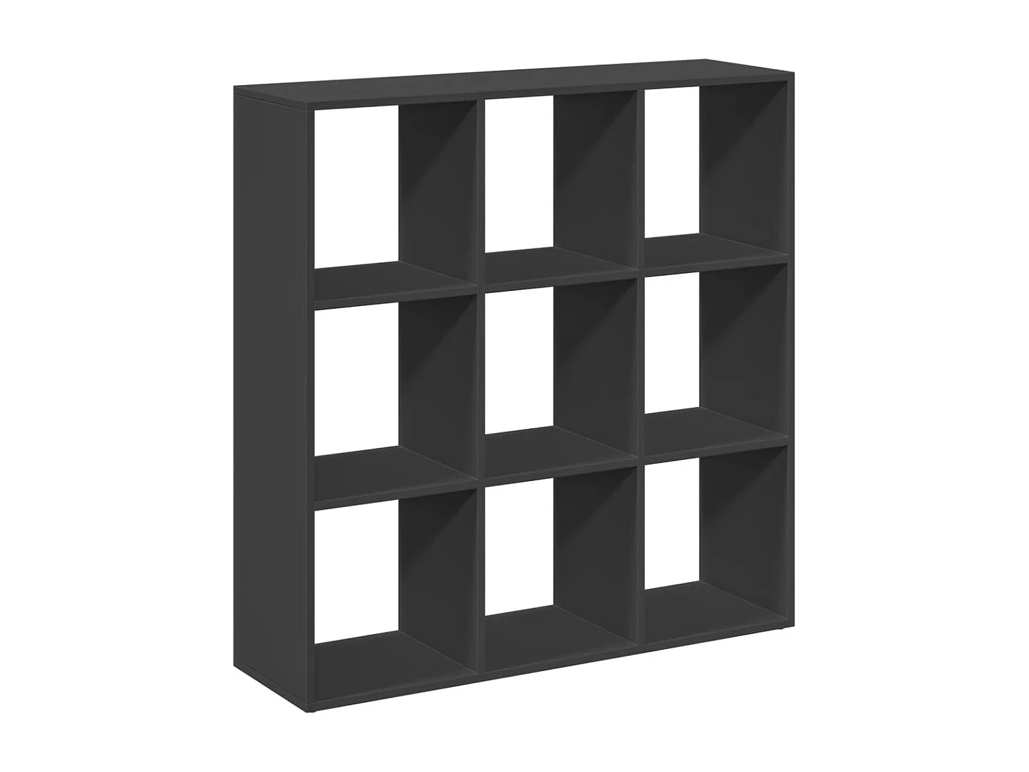 Étagère séparatrice de pièce noir 102x29x103,5 cm