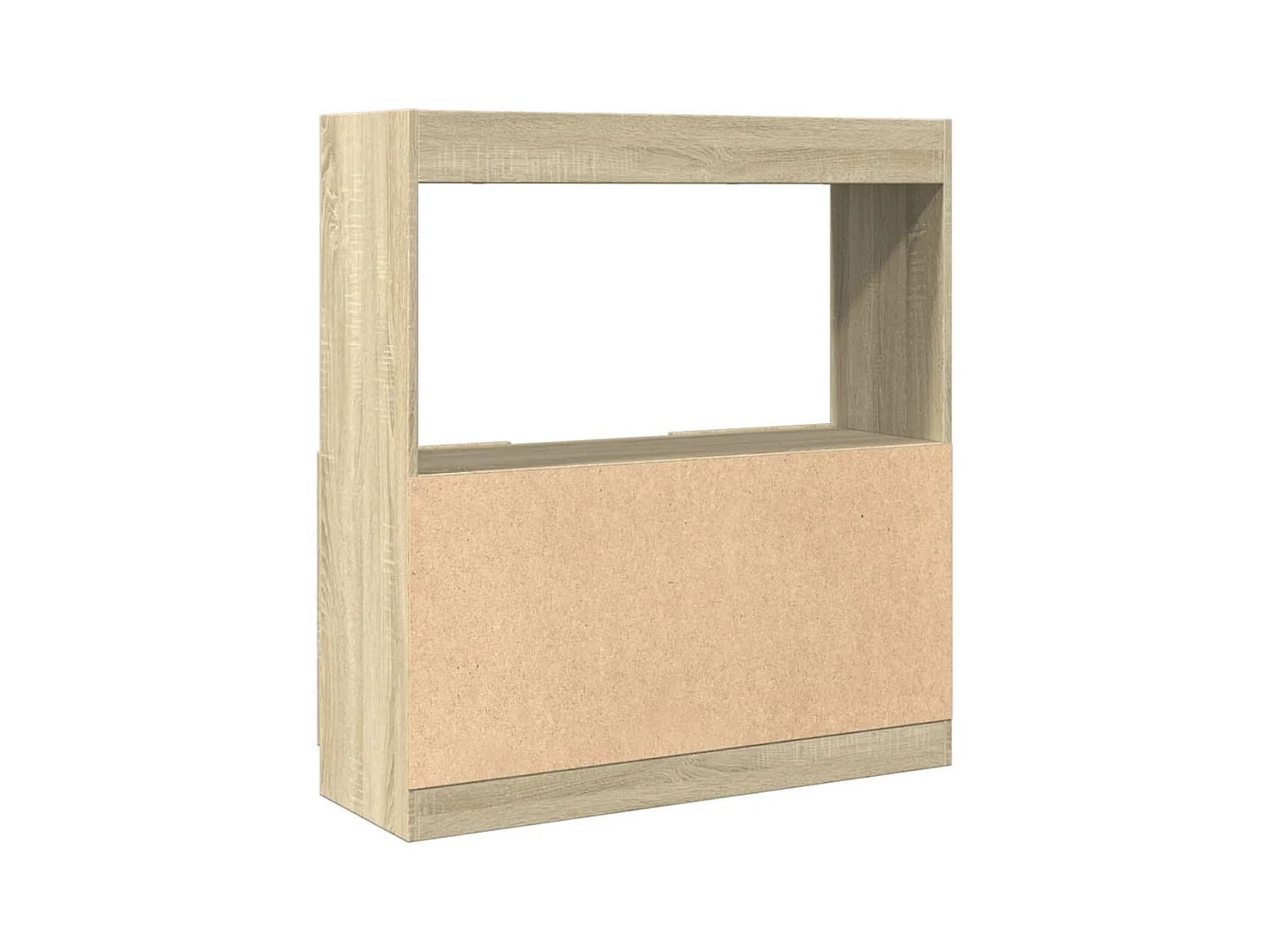 Buffet haut blanc 92x33x100 cm bois d'ingénierie