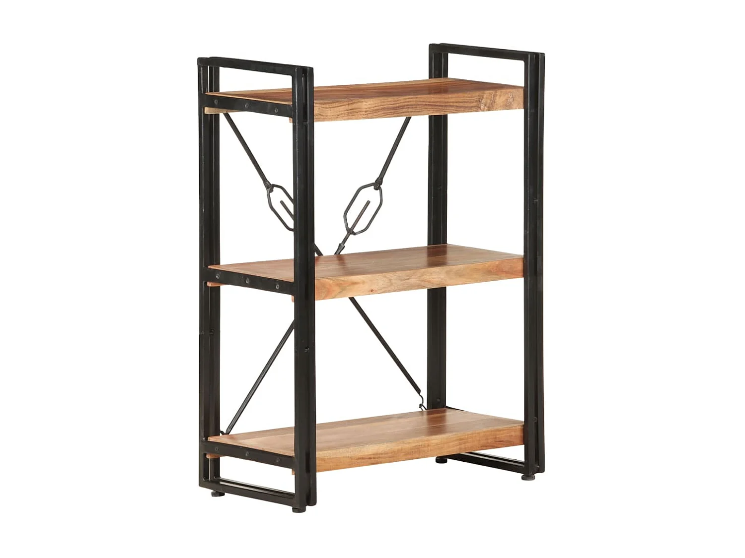 Bibliothèque/Séparateur de pièce chêne fumé 100x24x188 cm