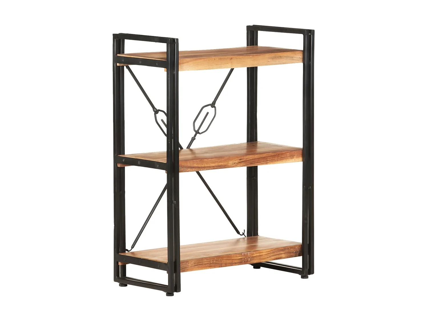 Bibliothèque/Séparateur de pièce chêne fumé 100x24x188 cm