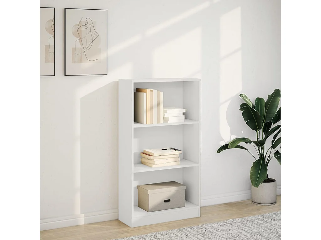 Estante 60x24x109 cm derivados de madeira branco